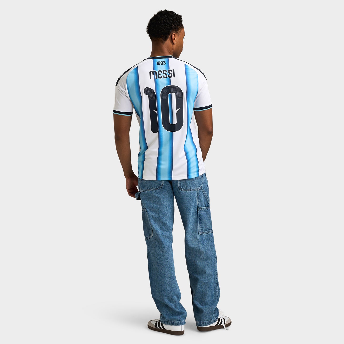 adidas Argentina Home Jersey Messi White / Icy Blue - Light Blue