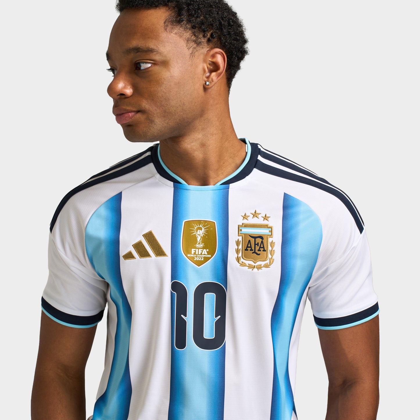 adidas Argentina Home Jersey Messi White / Icy Blue - Light Blue
