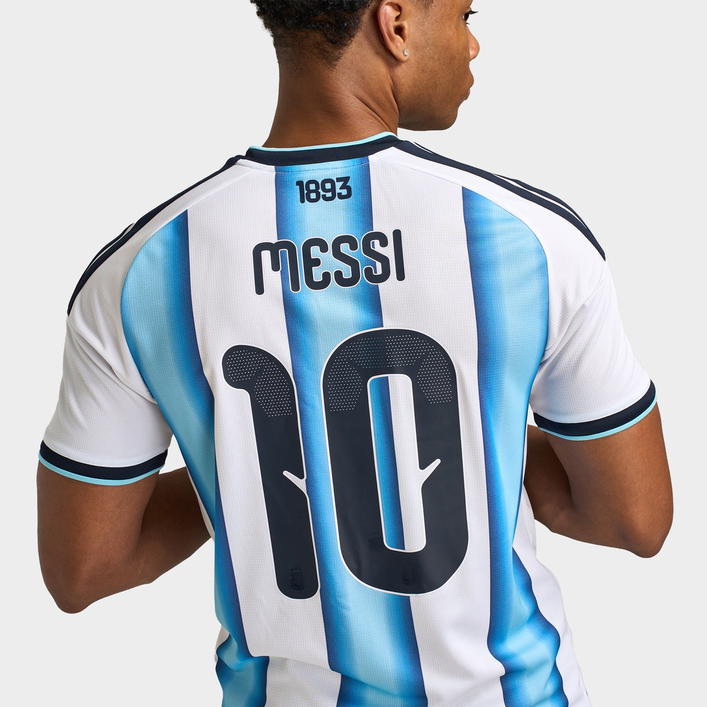 adidas Argentina Home Jersey Messi White / Icy Blue - Light Blue