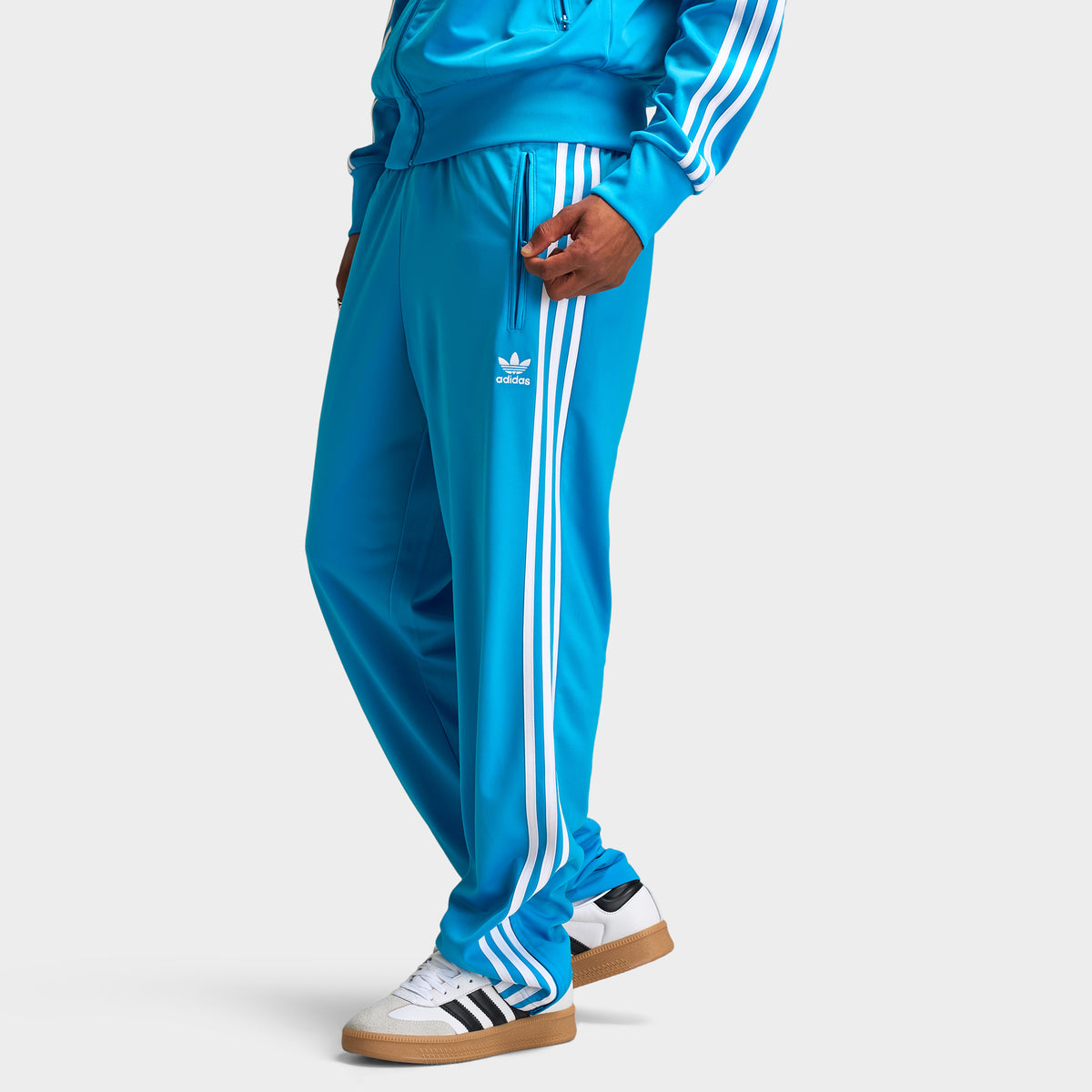 adidas Firebird Track Pants / Sky Blue