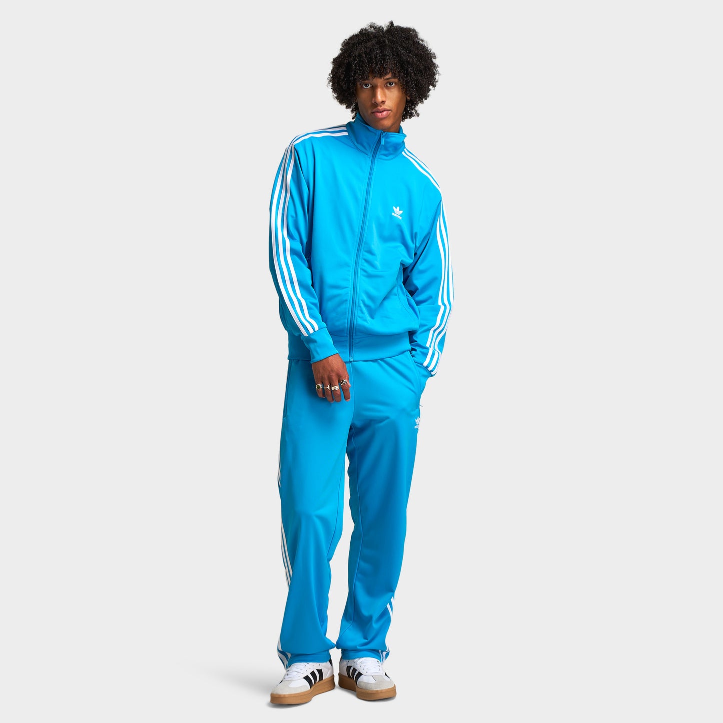 adidas Firebird Track Top / Sky Blue