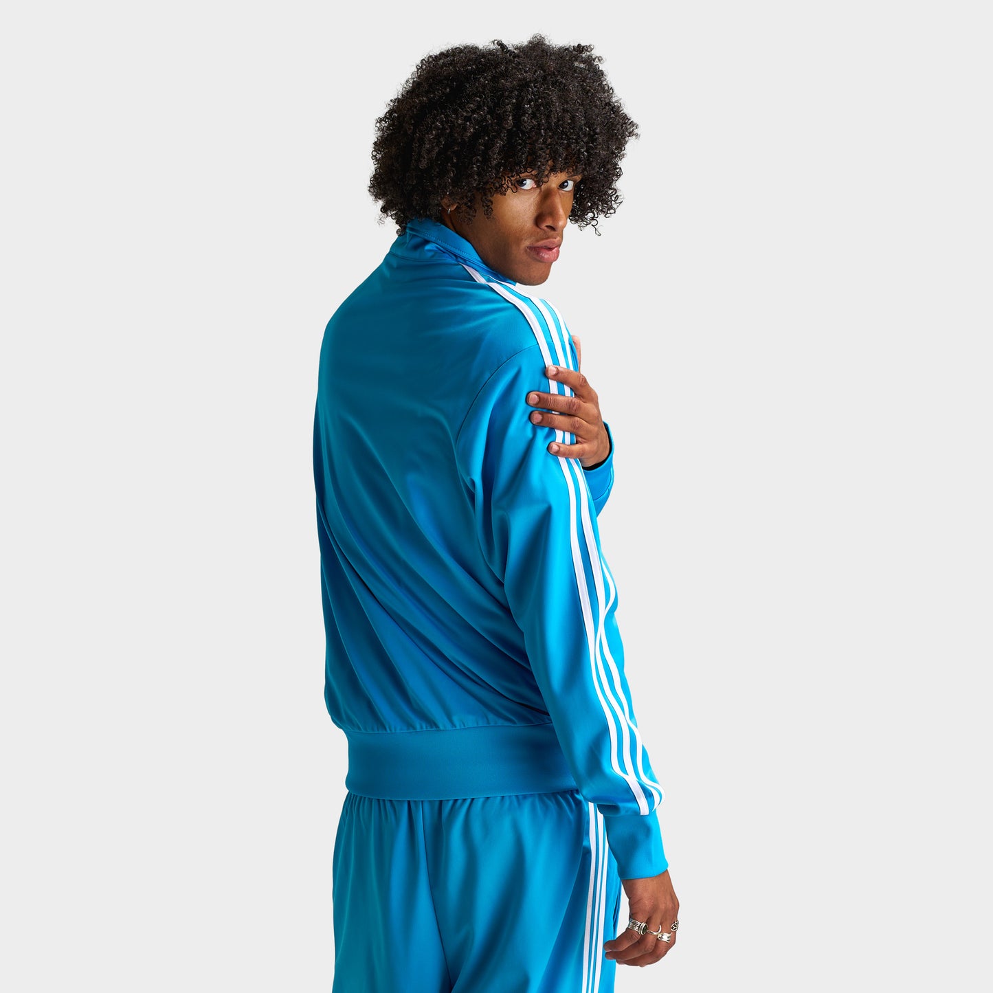 adidas Firebird Track Top / Sky Blue