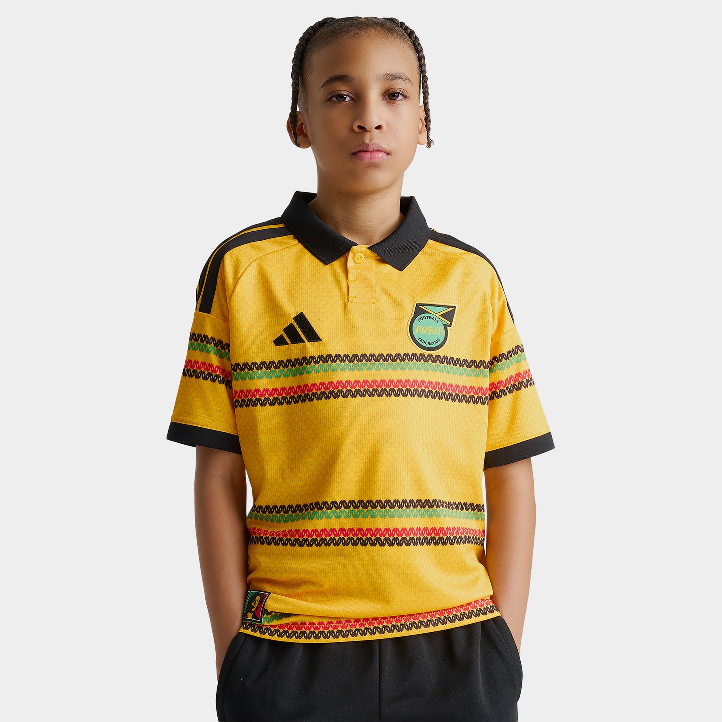 adidas Juniors Jamaïque Maillot Domicile Réplica / Jaune