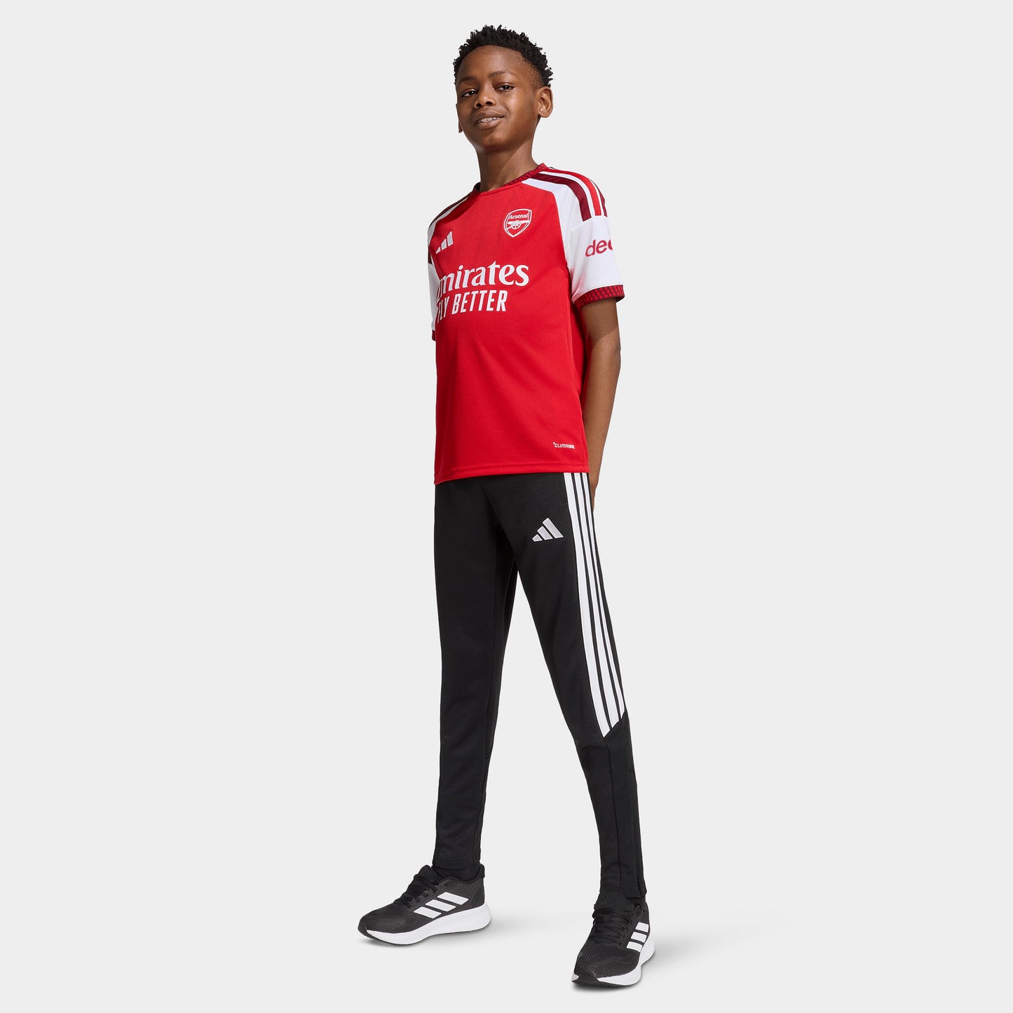 adidas Juniors' Arsenal Home Jersey / Better Scarlet