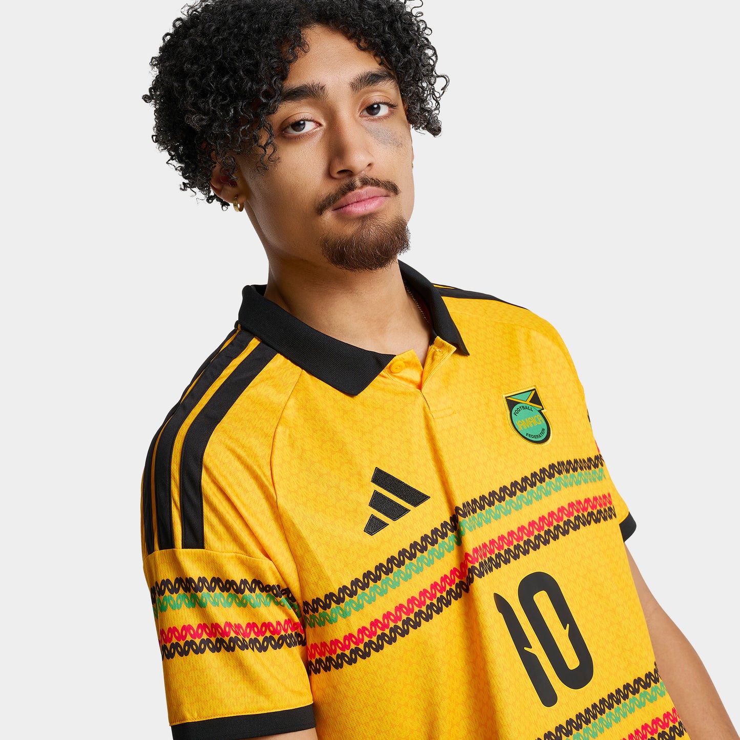 adidas JFF H JSY M10 (Jamaica) / Bold Gold