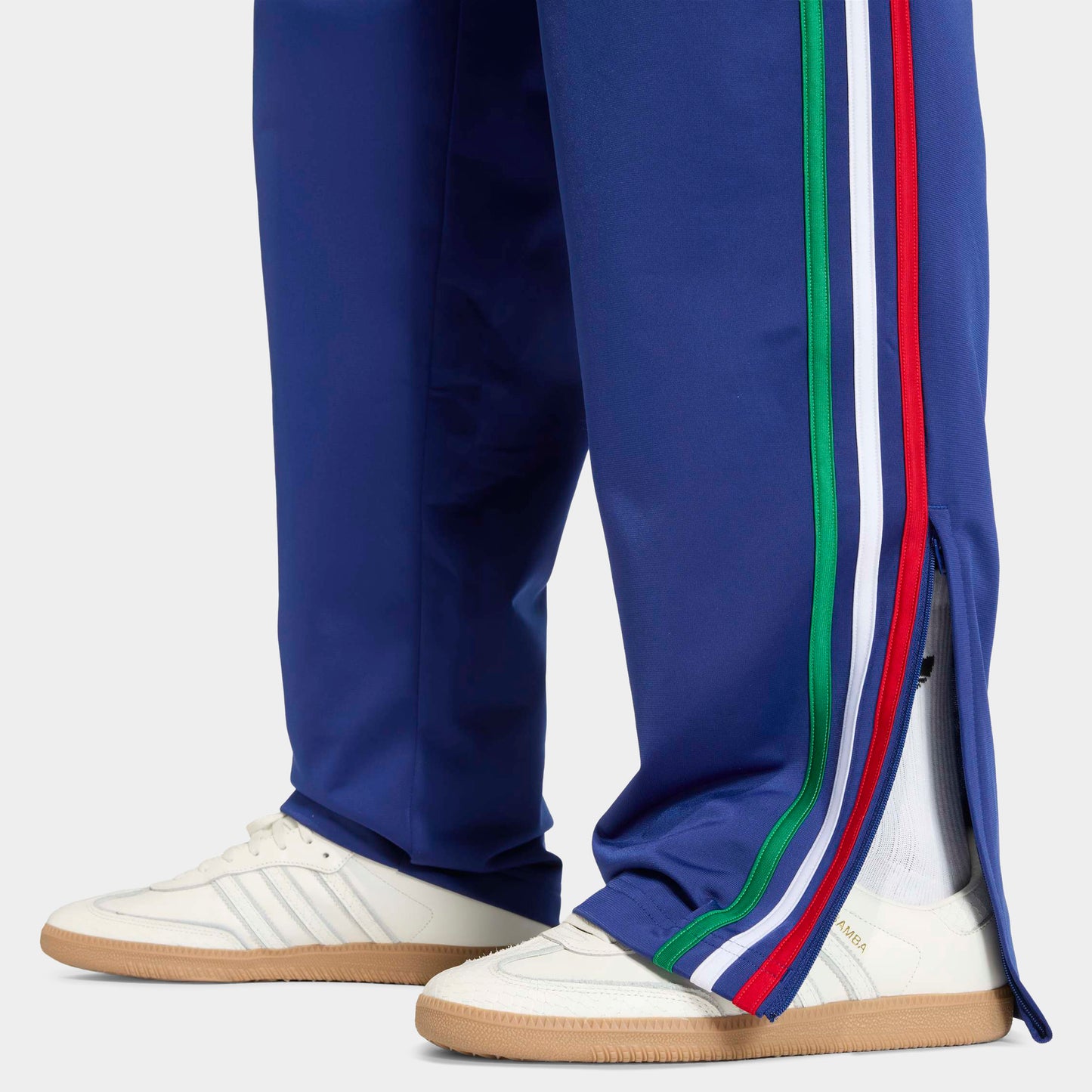 adidas Firebird Pantalon de survêtement Bleu Victoire / Vert Vif Blanc