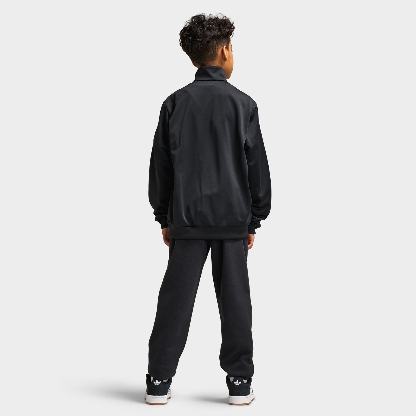 Adidas Juniors' Firebird Track Top Black / White