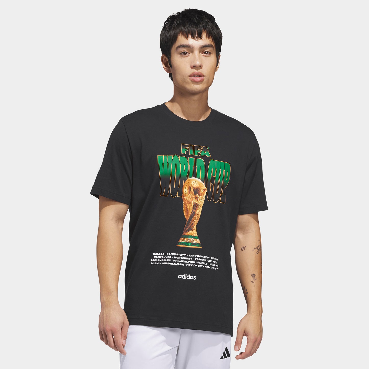 adidas World Cup 26 Tour T-Shirt / Black