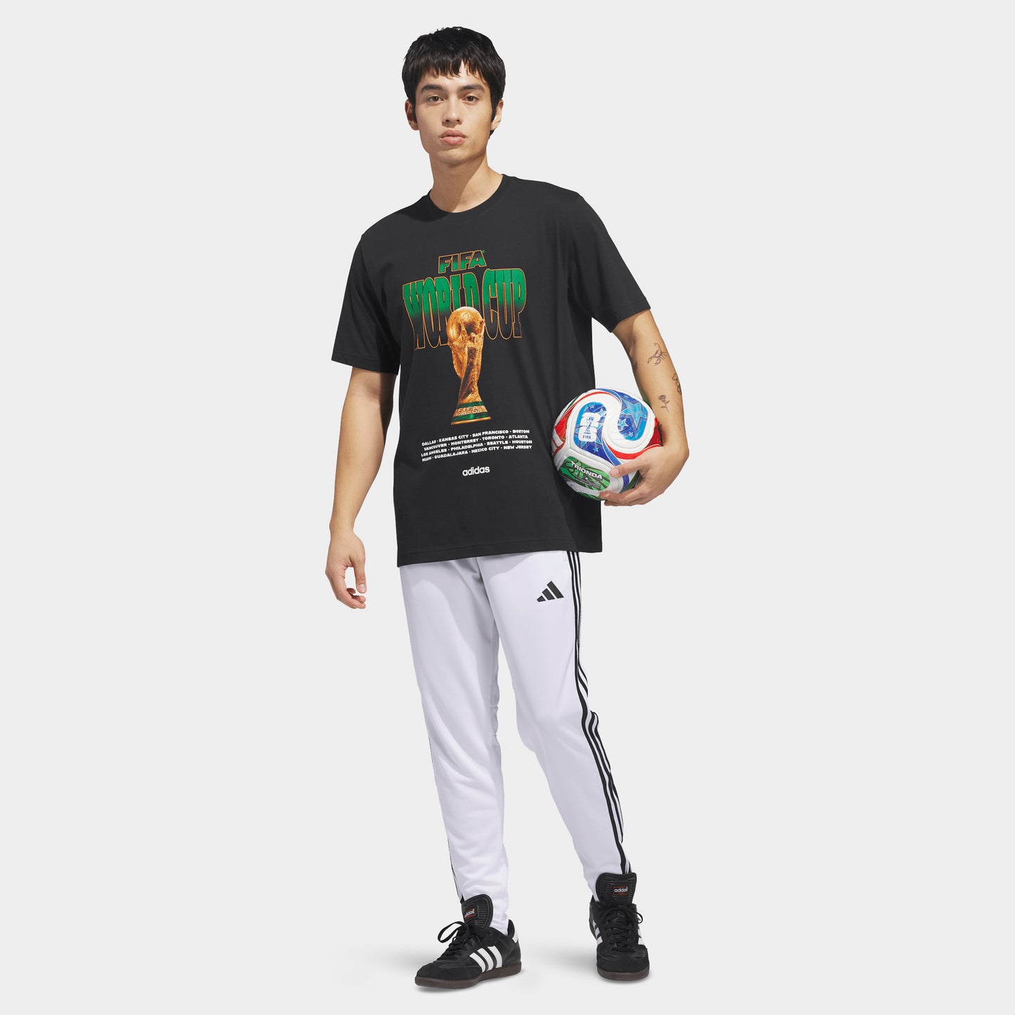adidas World Cup 26 Tour T-Shirt / Black