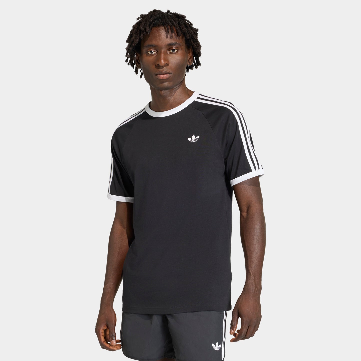 adidas 3 Stripes T-Shirt / Black