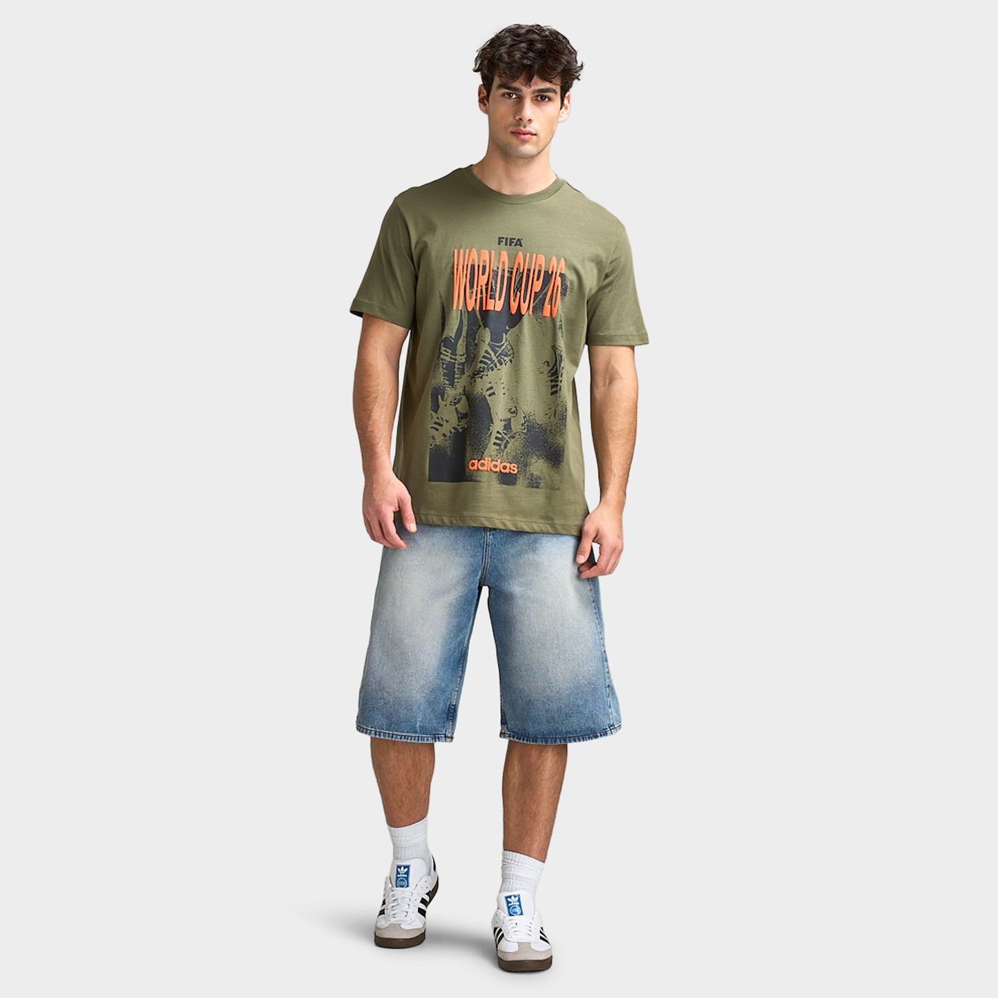 adidas M WC Tour 1 T-shirt / Olive Strata