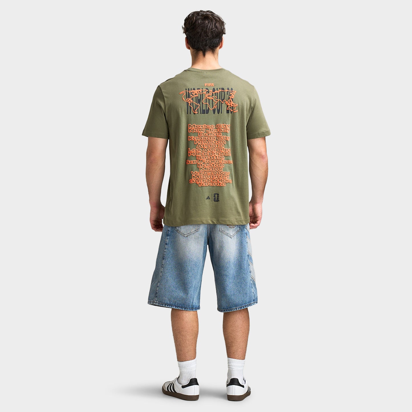 adidas M WC Tour 1 T-shirt / Olive Strata