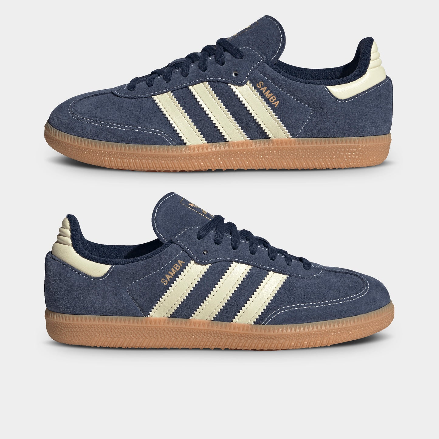 adidas Juniors' Samba Night Indigo / Warm Vanilla - Gum