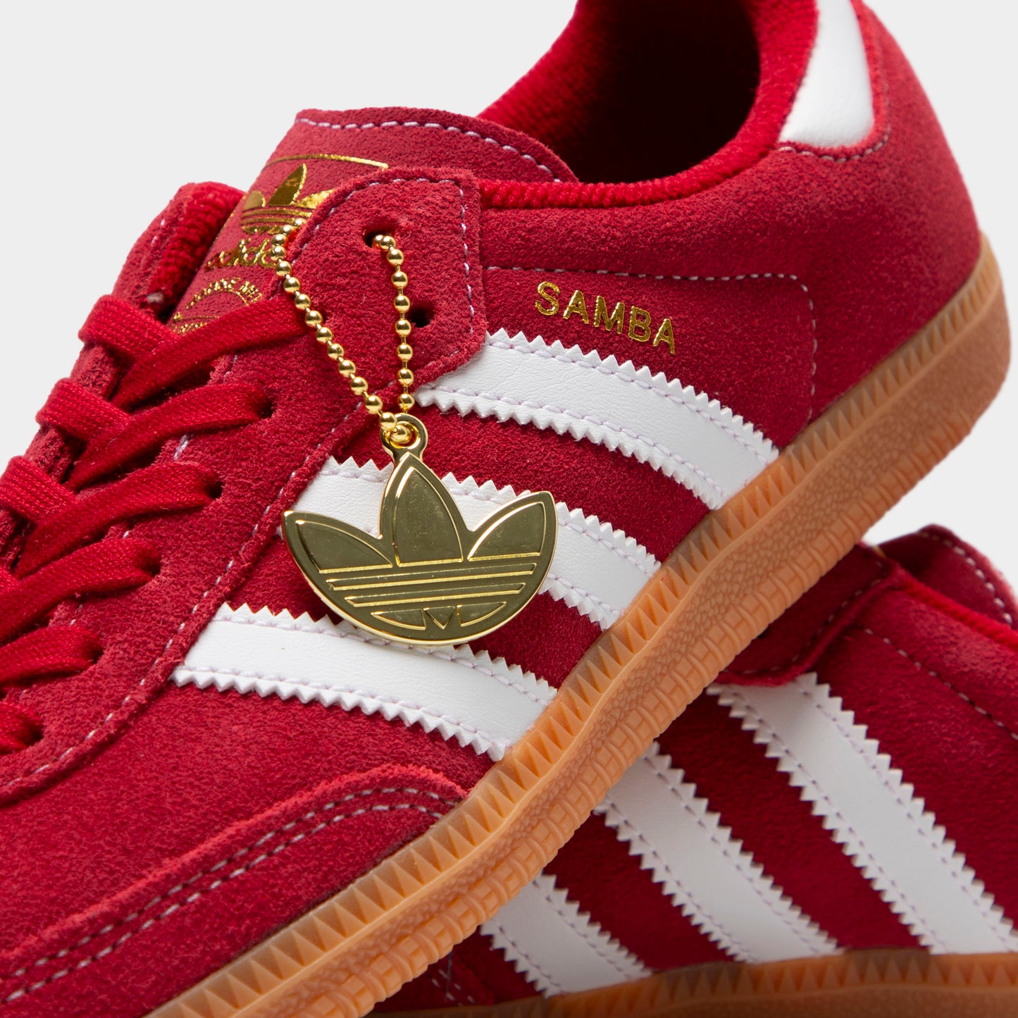 adidas Juniors' Samba Team Rouge Victoire / Blanc