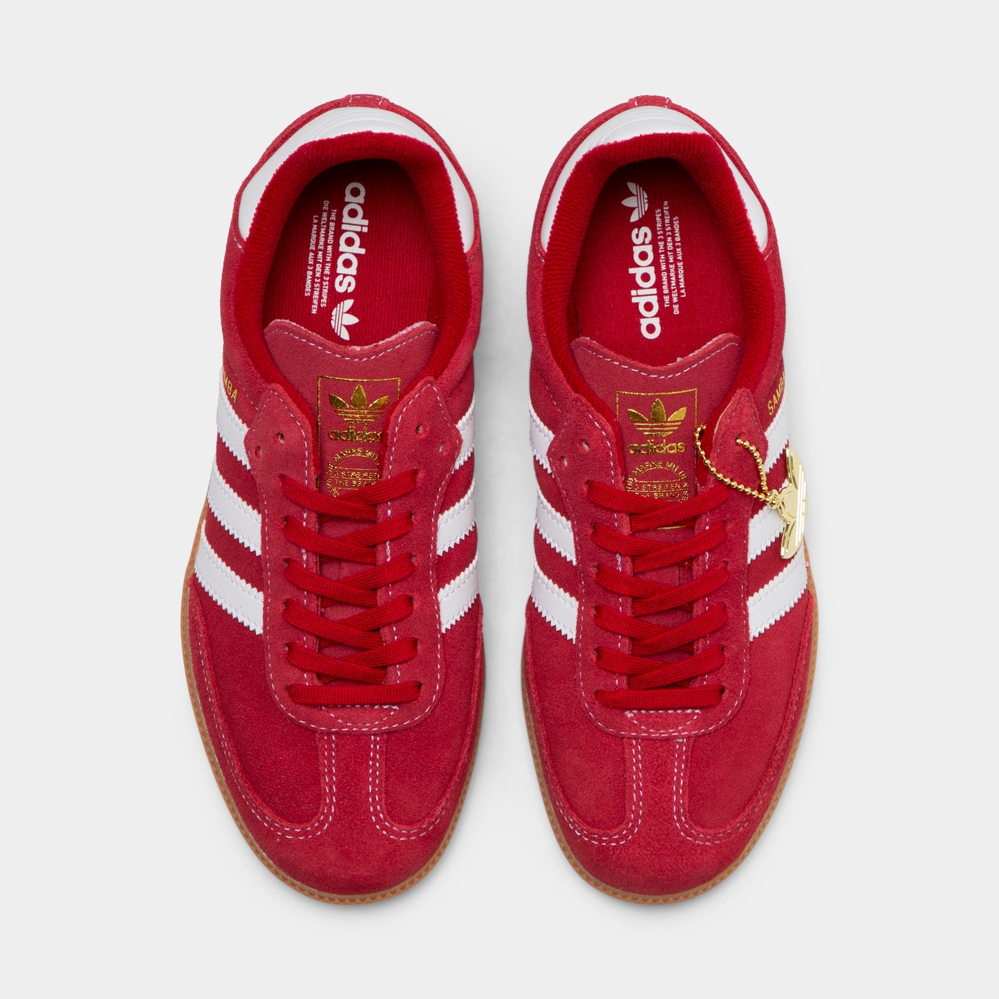 adidas Juniors' Samba Team Rouge Victoire / Blanc