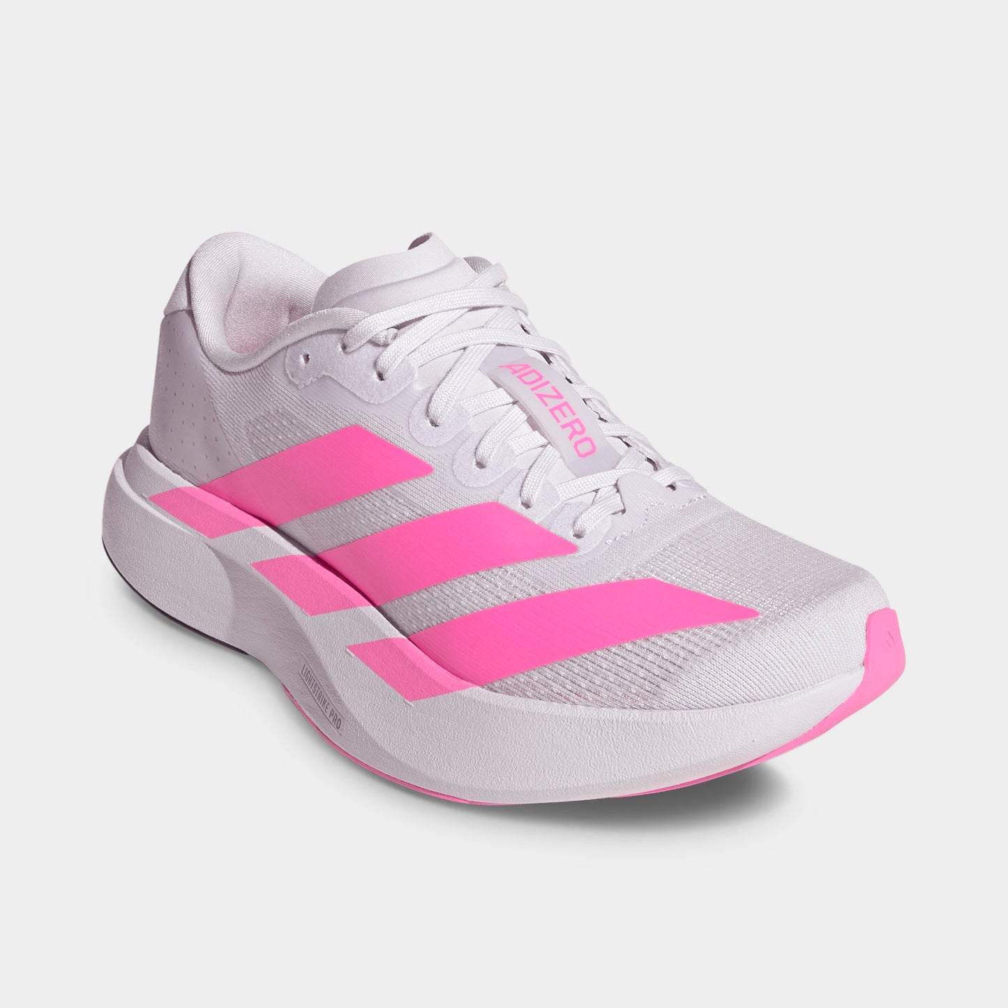 adidas Juniors' Adizero Evo SL Dash Grey / Lucid Pink - Black