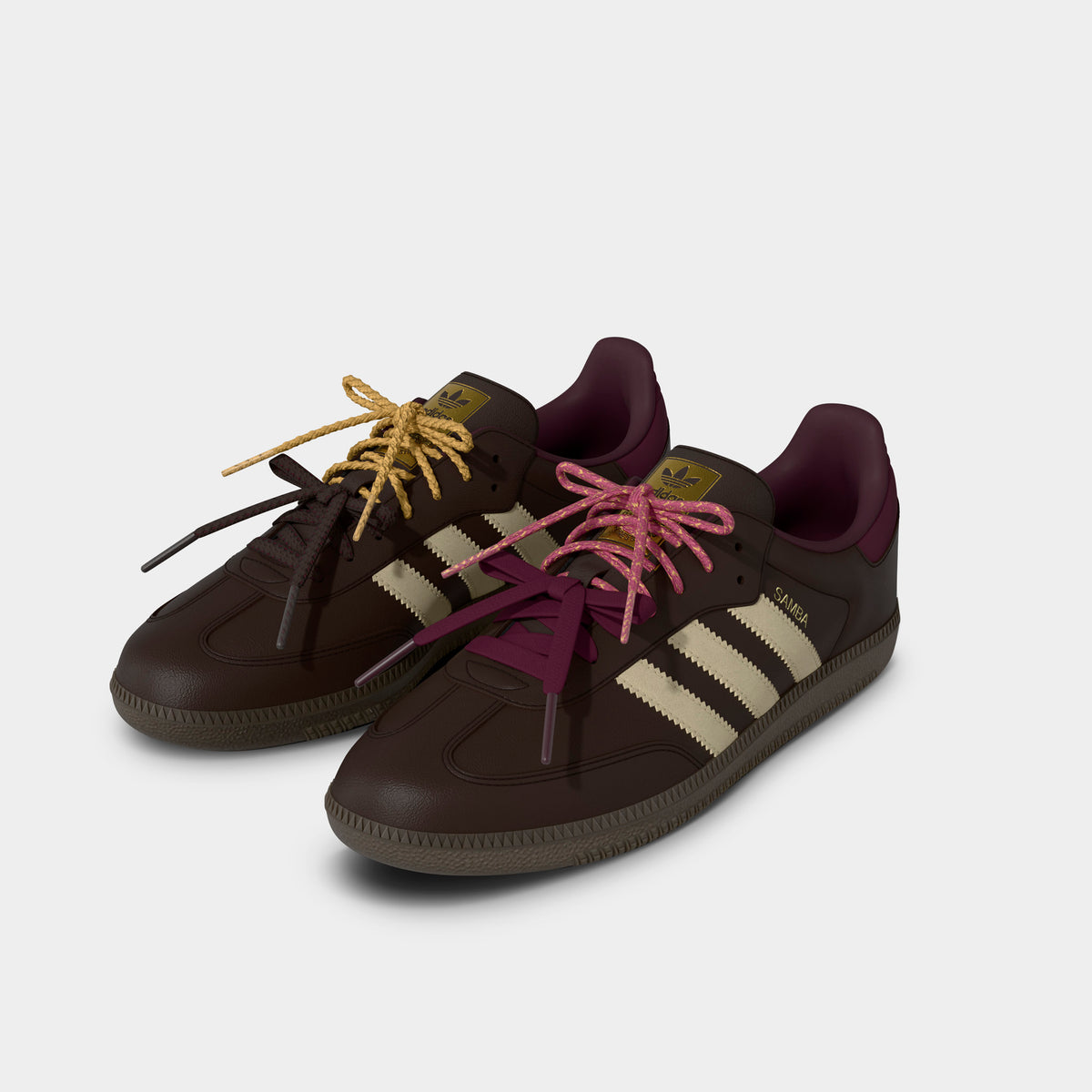adidas Originals Femme Samba OG Brun / Vanille Chaude