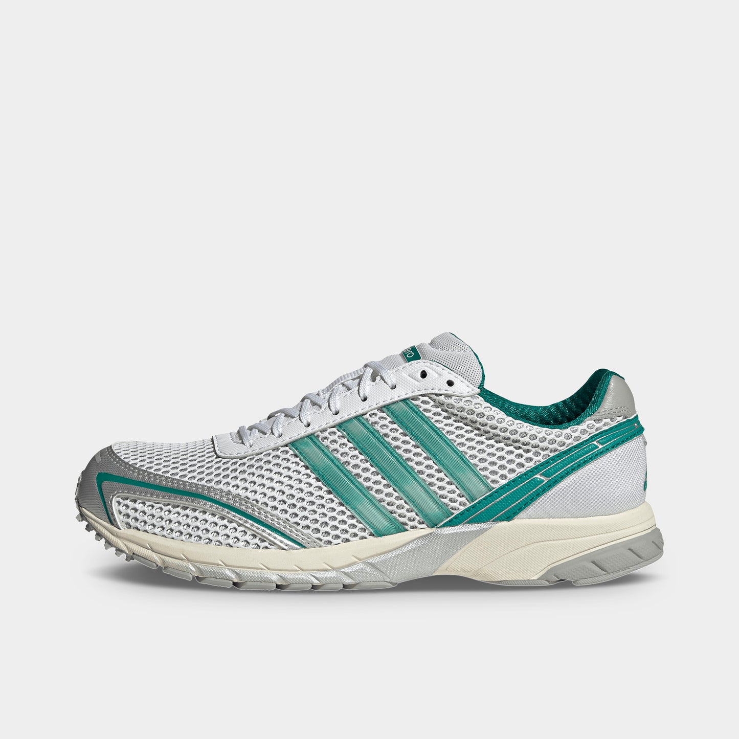 adidas Women's Adizero Adios OG Silver Metallic / Black - Power Green