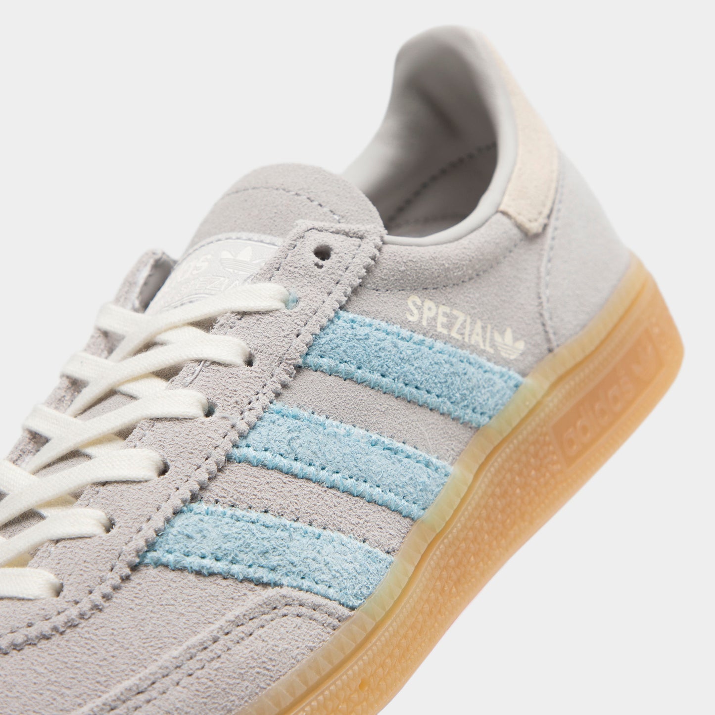 adidas Junior Handball Spezial Gris / Icey Blue - Gomme