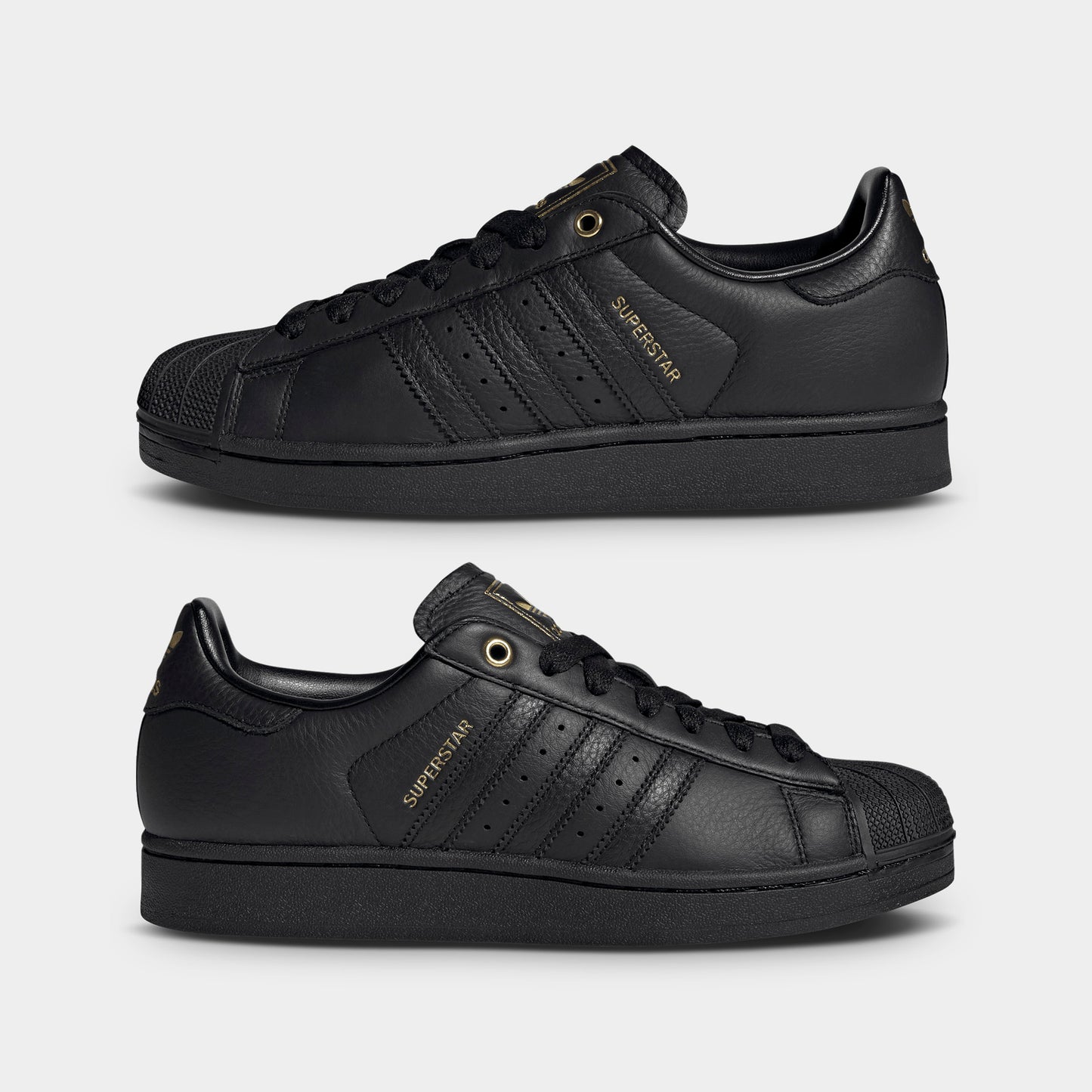 adidas Superstar II / Noir - Or Métallique