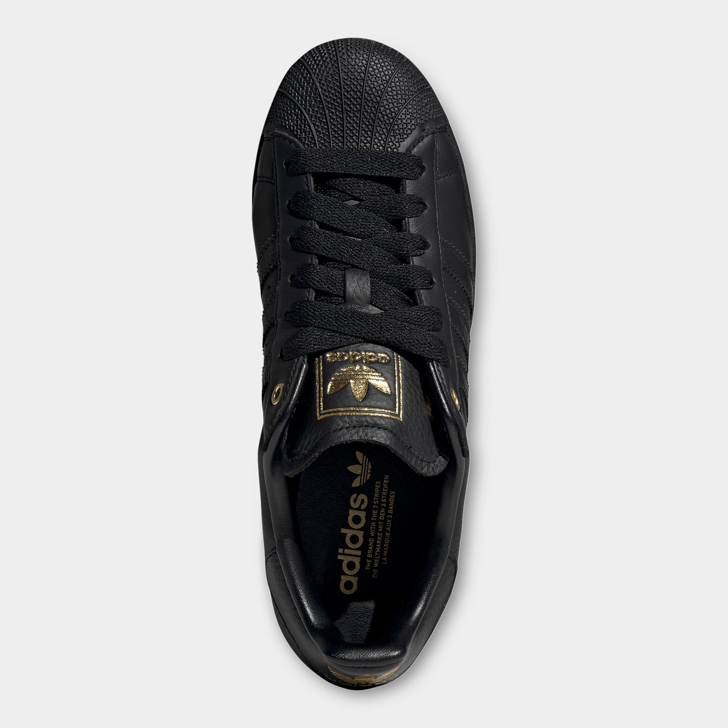 adidas Superstar II / Noir - Or Métallique