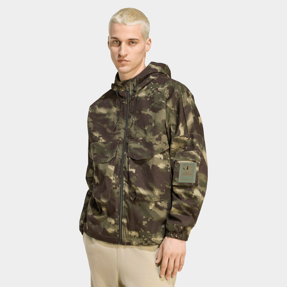 adidas veste camouflage / Vert strata