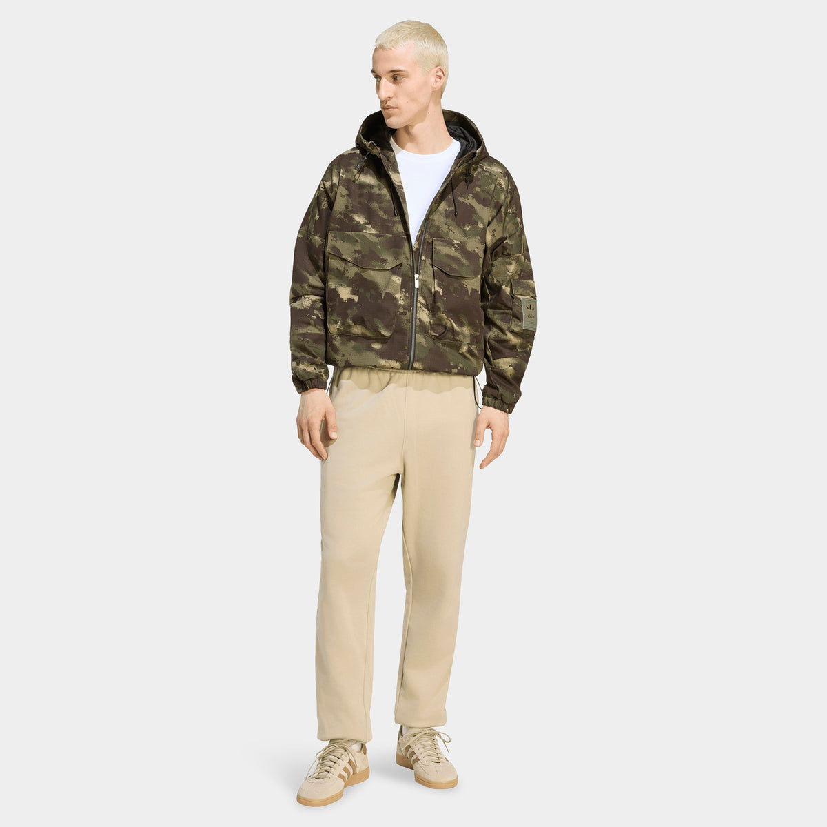 adidas veste camouflage / Vert strata