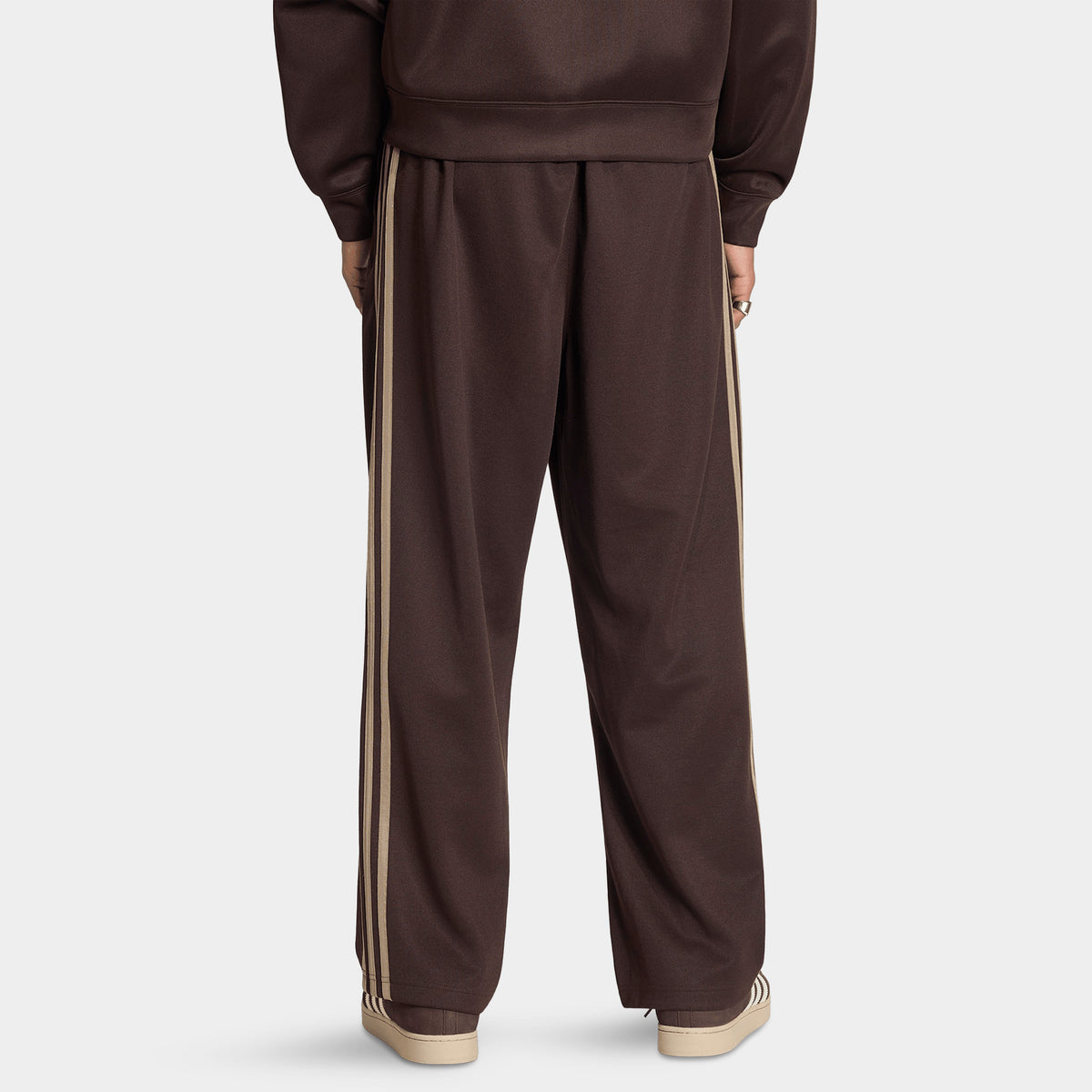 adidas Pantalon de survêtement ample Adicolor / Café Aurora