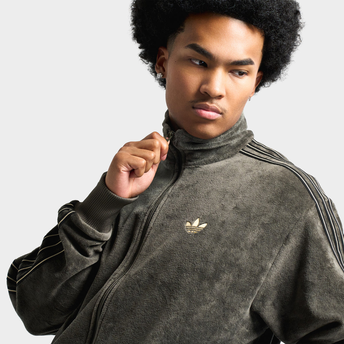 adidas Firebird Velour Track Top / Branch