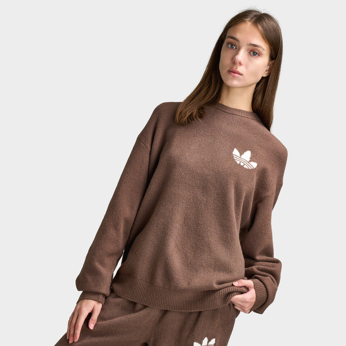adidas Originals Athletic Department Chandail en maille / Terre