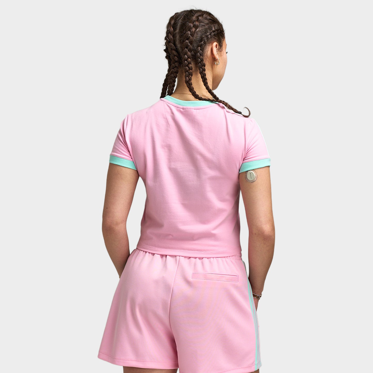 adidas Femmes T-shirt rose vif / menthe claire