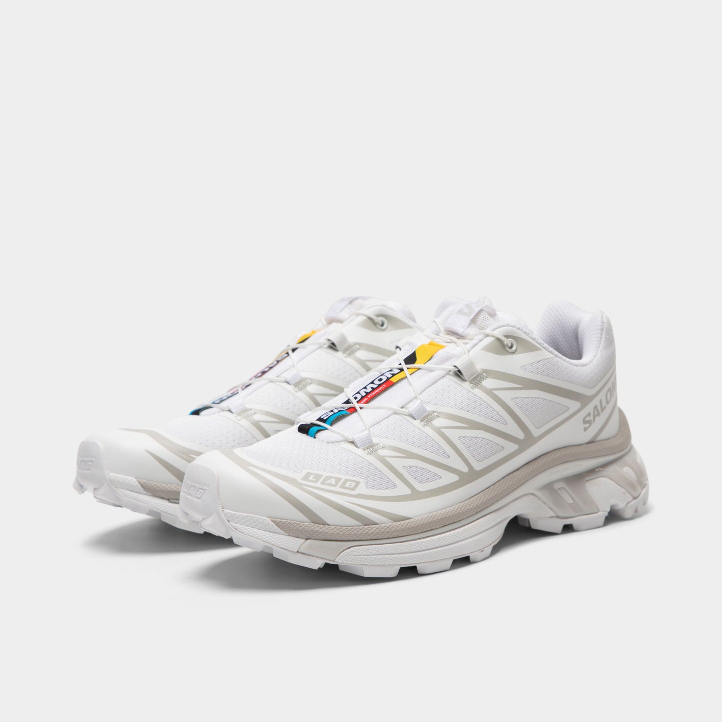 Salomon Femme XT-6 Blanc / Blanc - Lunar Rock