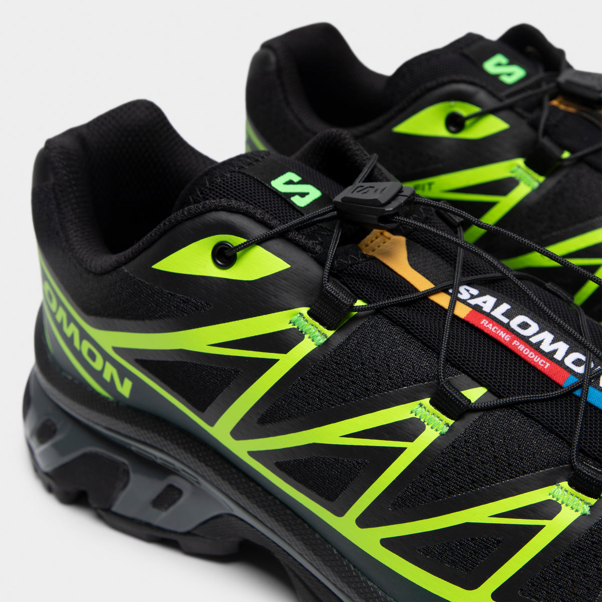 Salomon XT 6 Black Ponderosa Green Green Gecko JD Sports