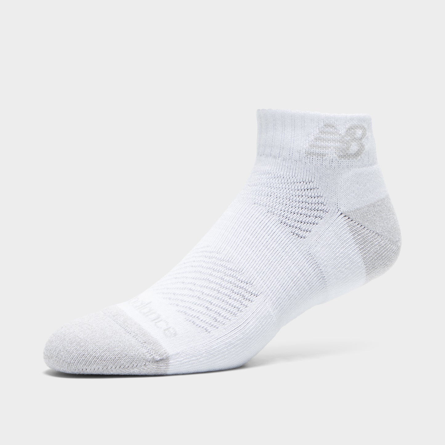 New Balance Active Cushion Chaussettes basses (3-Paires) / Blanc