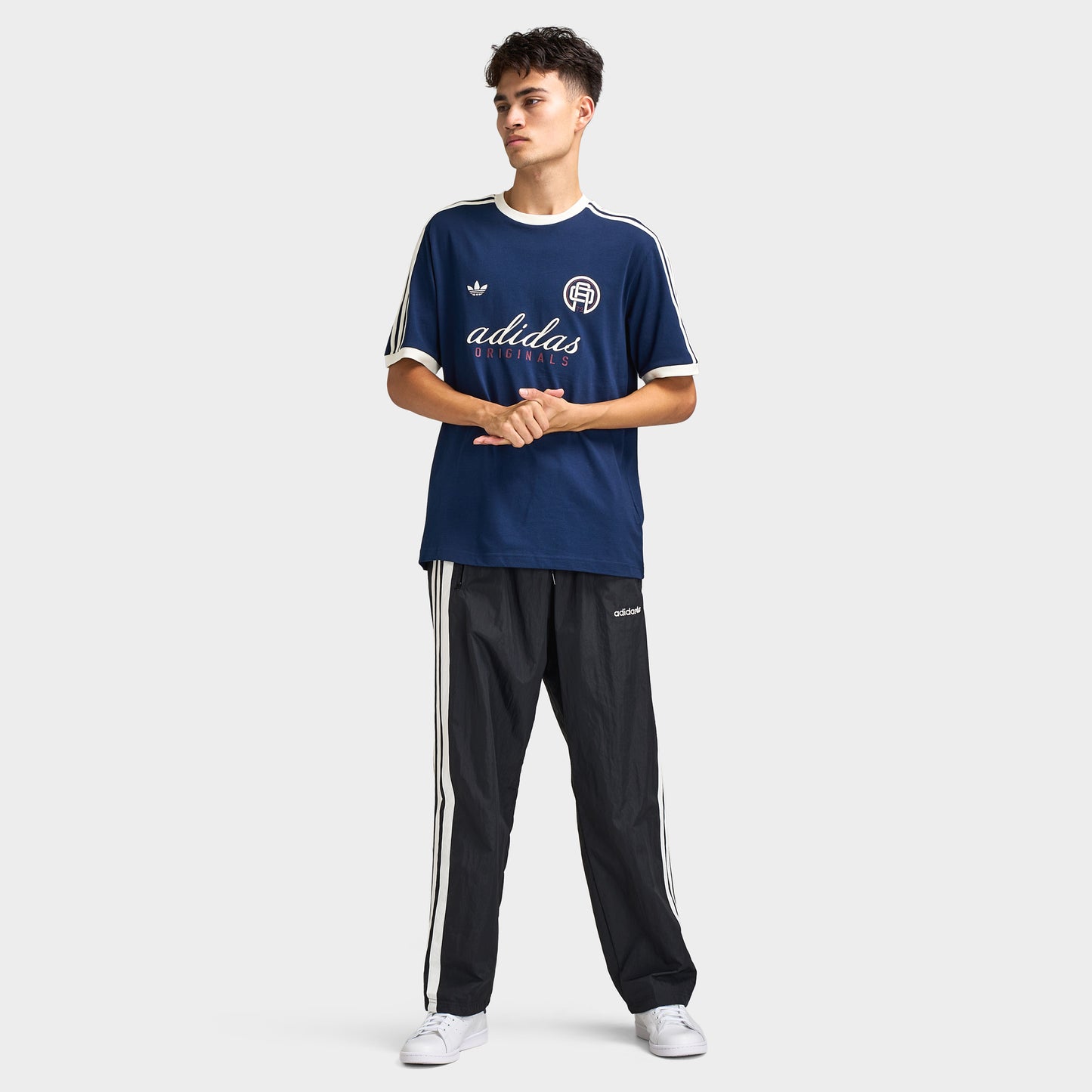 adidas Ringer T-Shirt / Blue