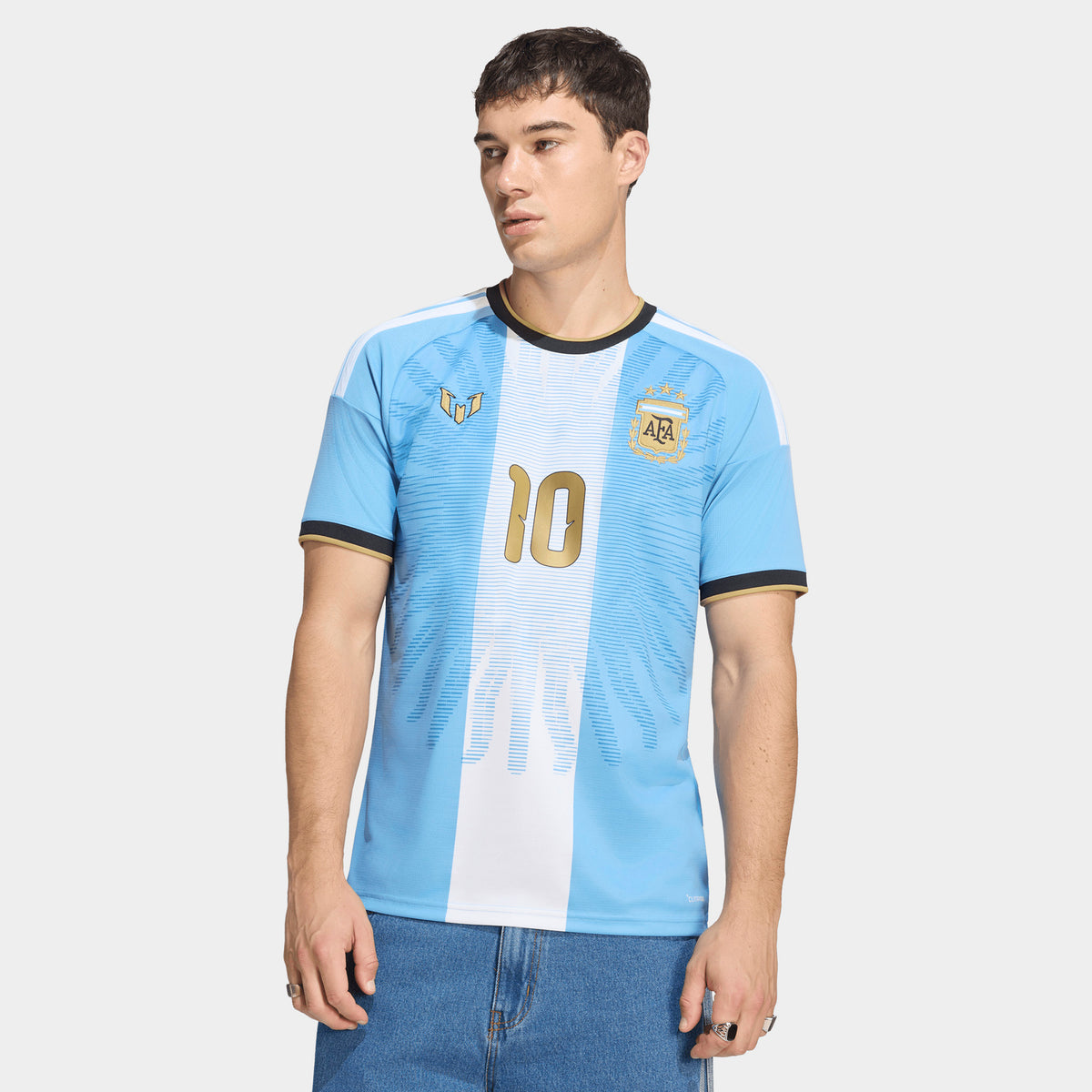 adidas Maillot Argentine Messi 26 / Bleu clair