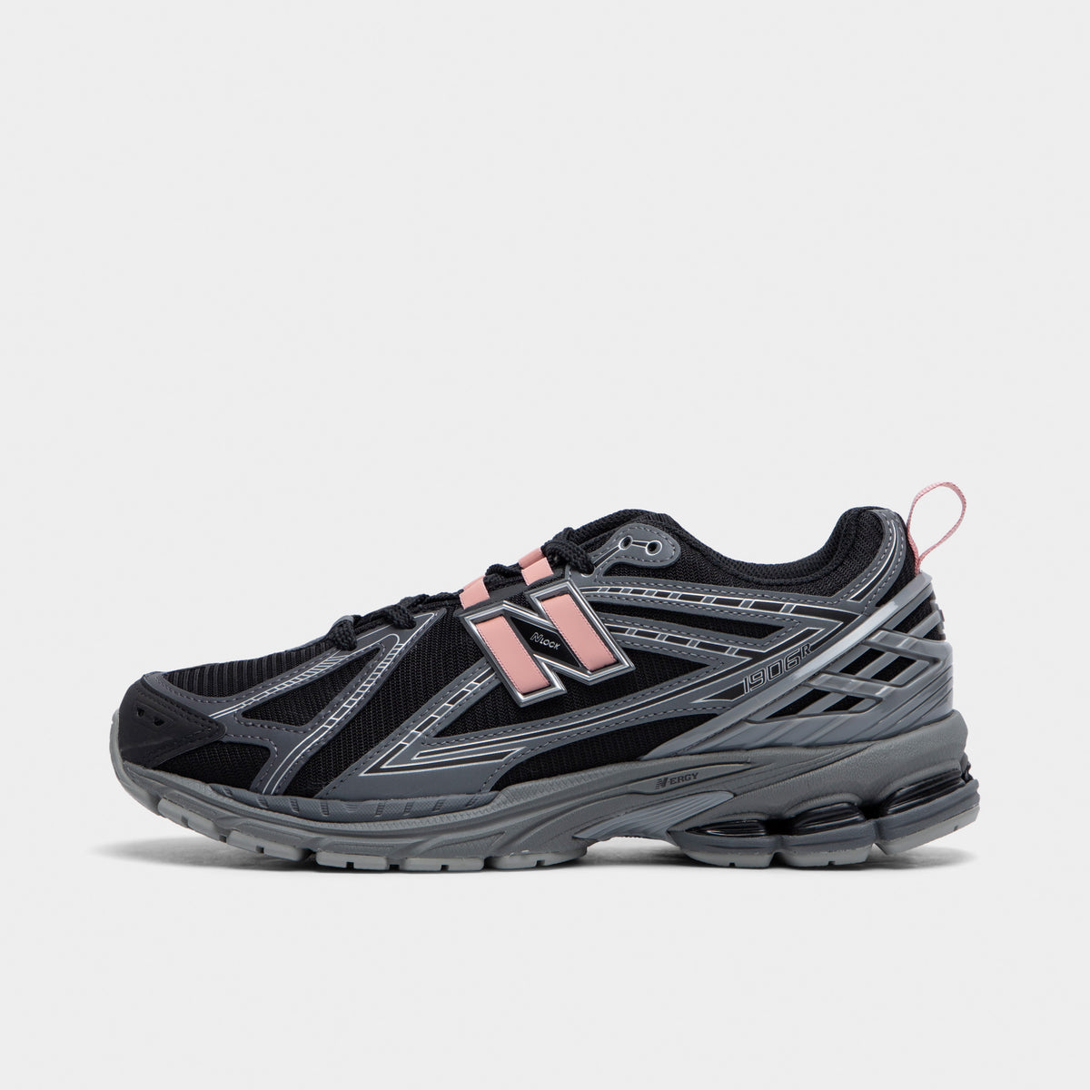 New balance black outlet and pink shoes