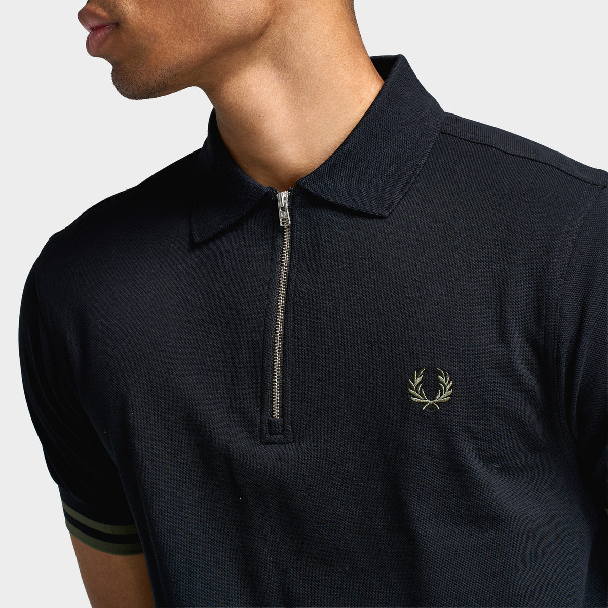 Fred Perry Bold Tipped Polo / Black