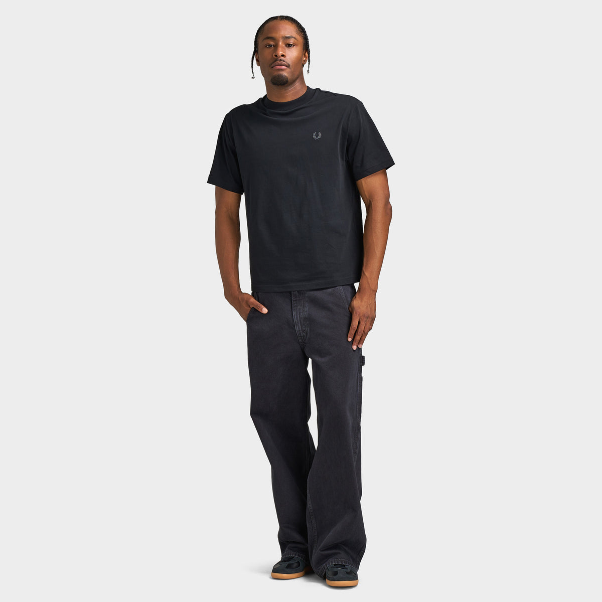 Fred Perry T-shirt Imprimé Réfléchissant / Noir