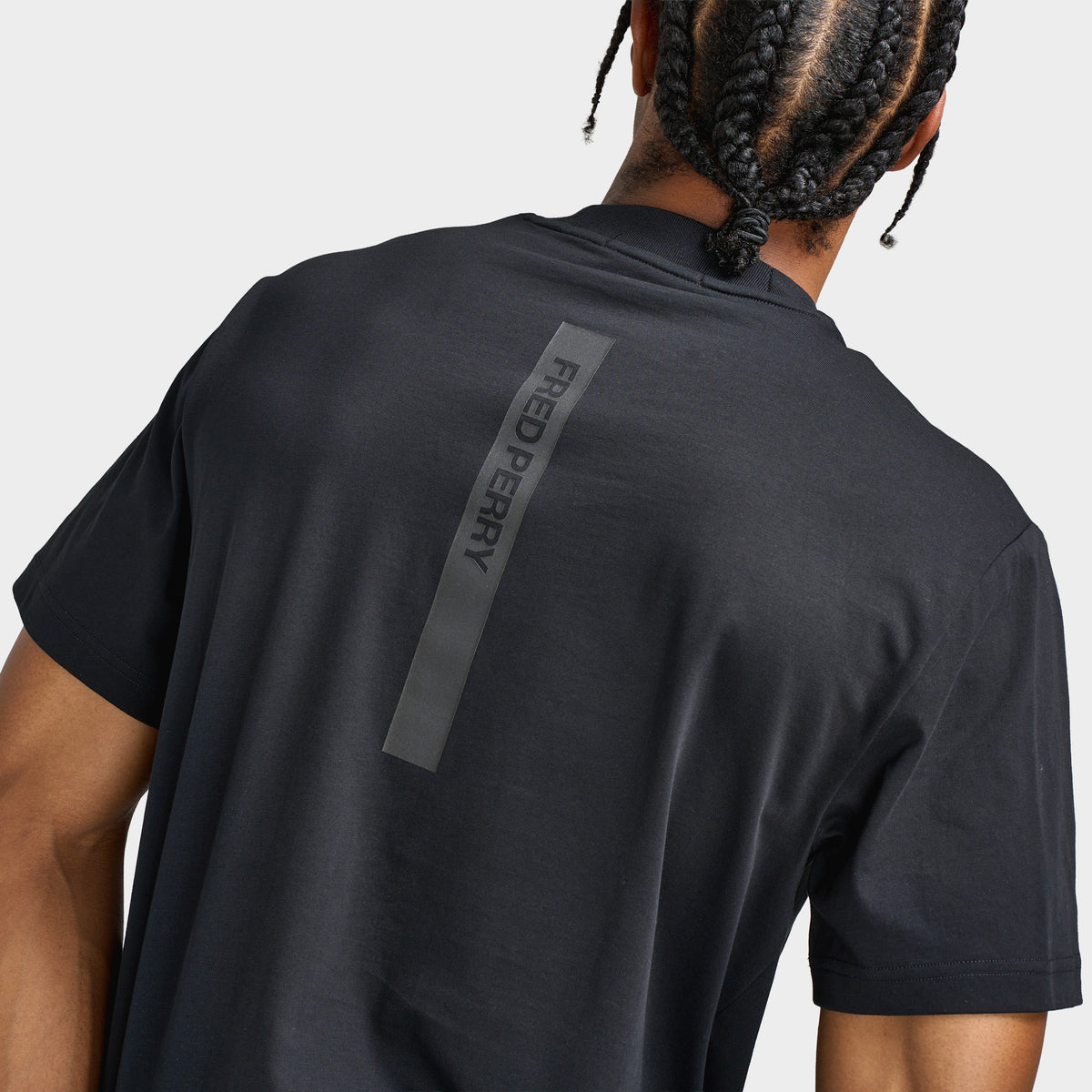 Fred Perry T-shirt Imprimé Réfléchissant / Noir