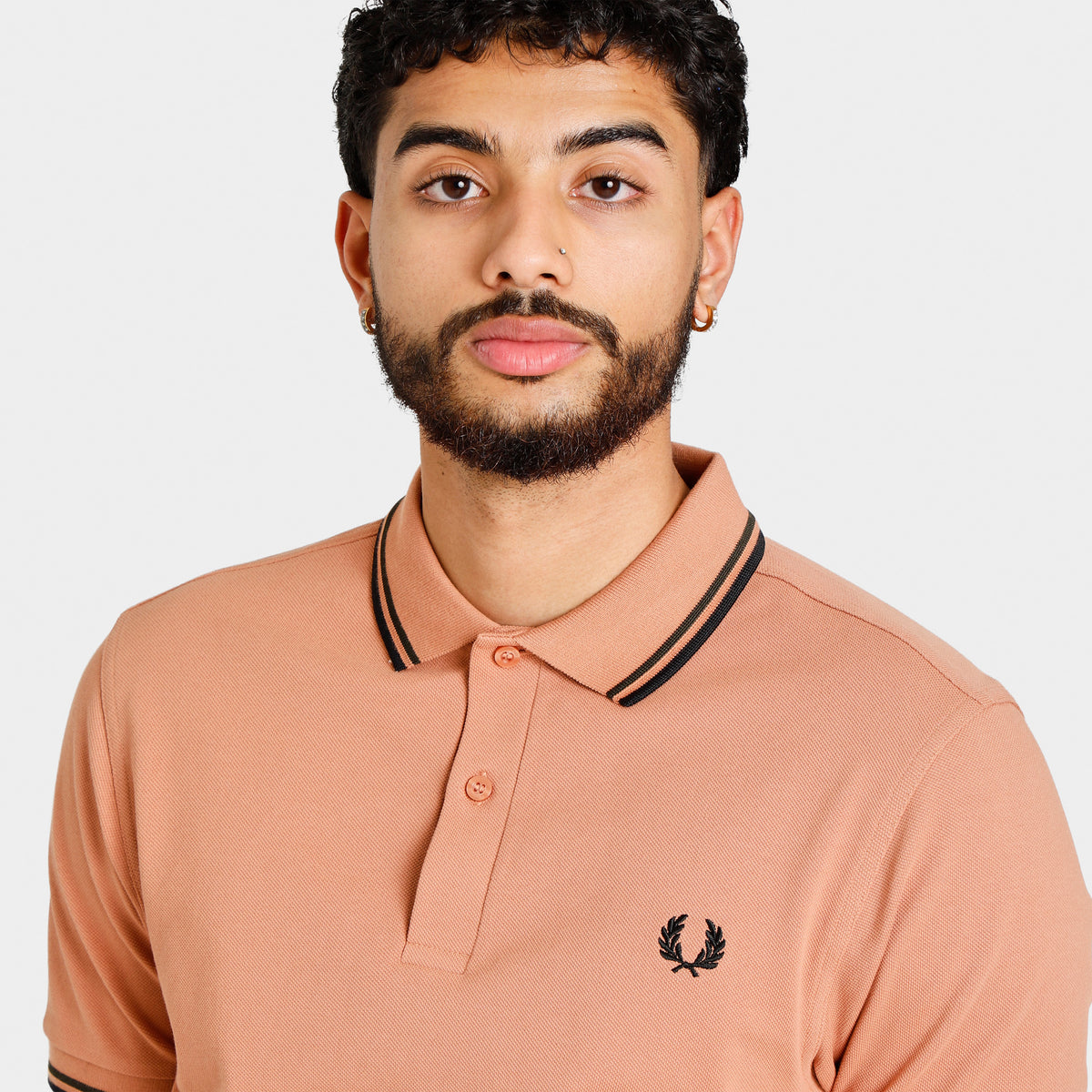 Fred Perry Twin Tipped Polo T-shirt / Light Rust | JD Sports Canada