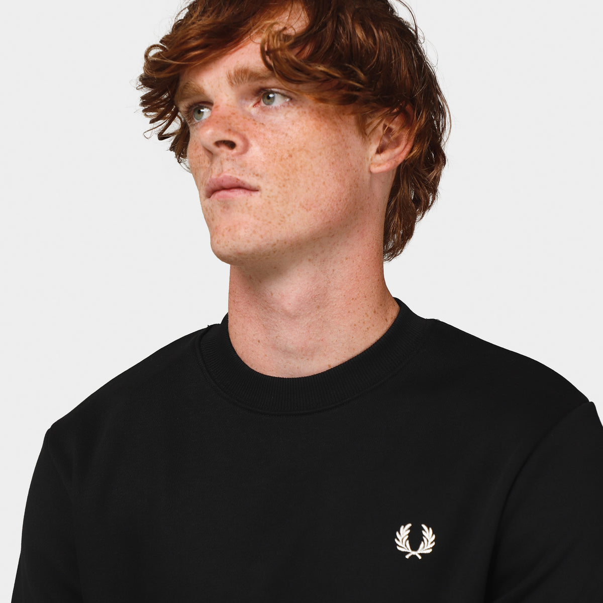 Fred Perry Crewneck / Black | JD Sports Canada