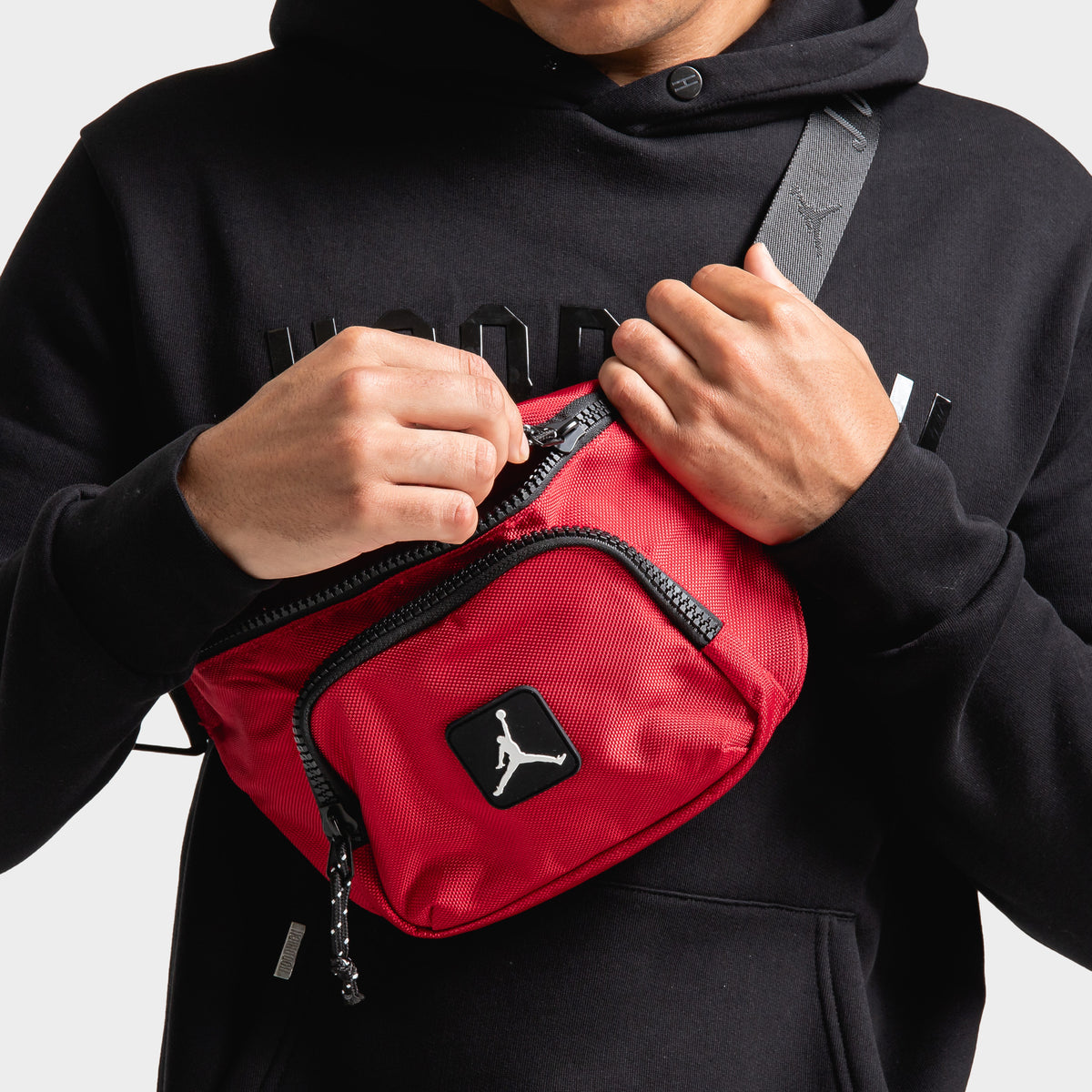 Jordan Rise Crossbody Bag Gym Red JD Sports