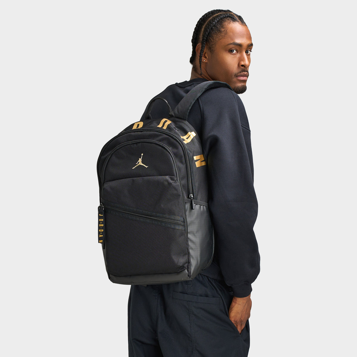 Jordan Air Sac à dos Patrol noir/doré