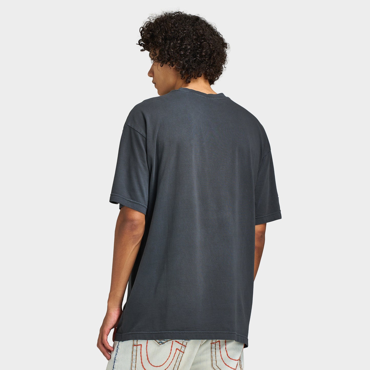Mitchell & Ness Bulls Look Out Boxy T-shirt / Noir délavé