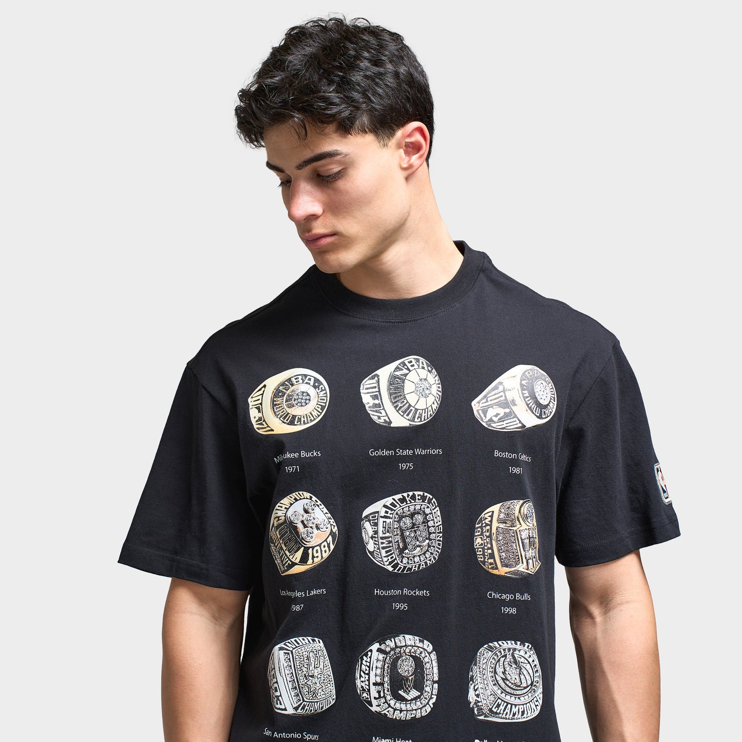Mitchell & Ness Champ Rings T-Shirt Multi / Noir