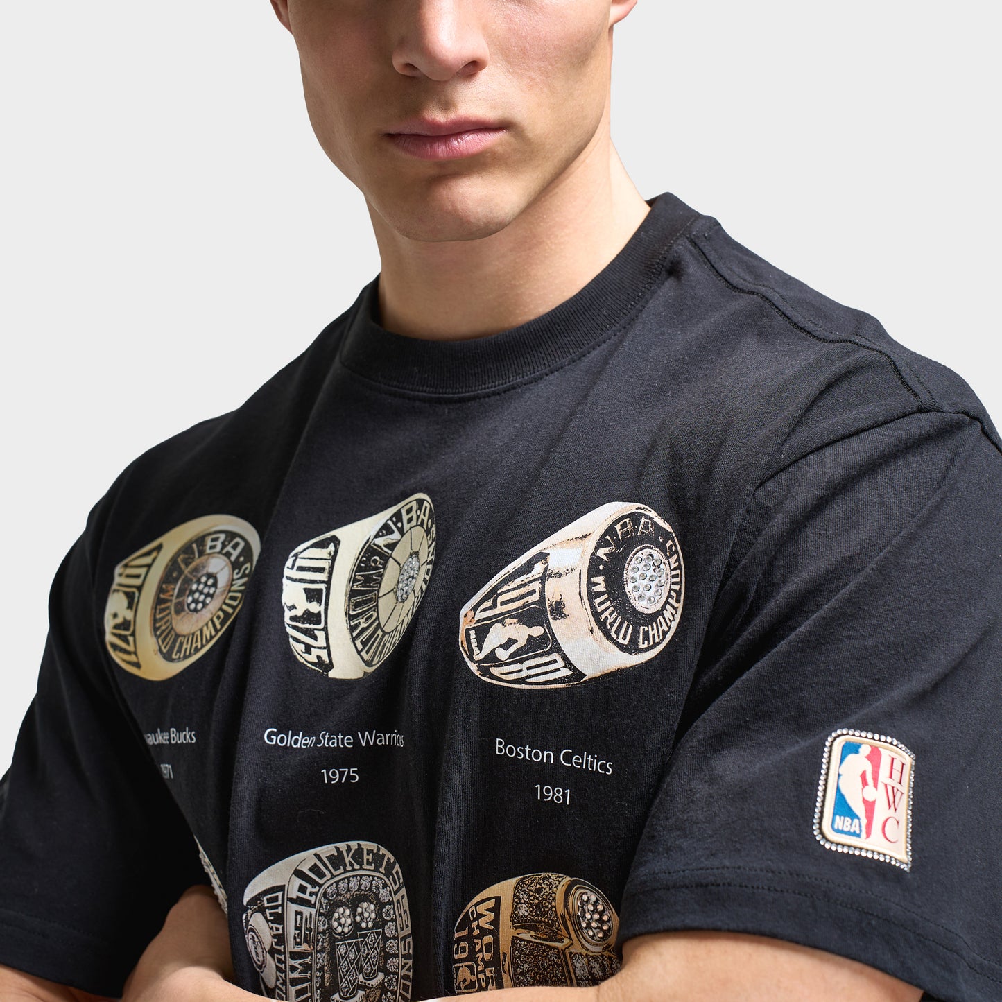 Mitchell & Ness Champ Rings T-Shirt Multi / Noir