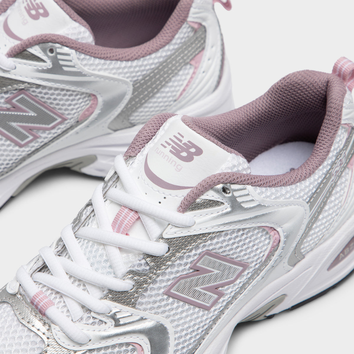 New Balance 530 White Ice Wine Metallic Silver JD Sports