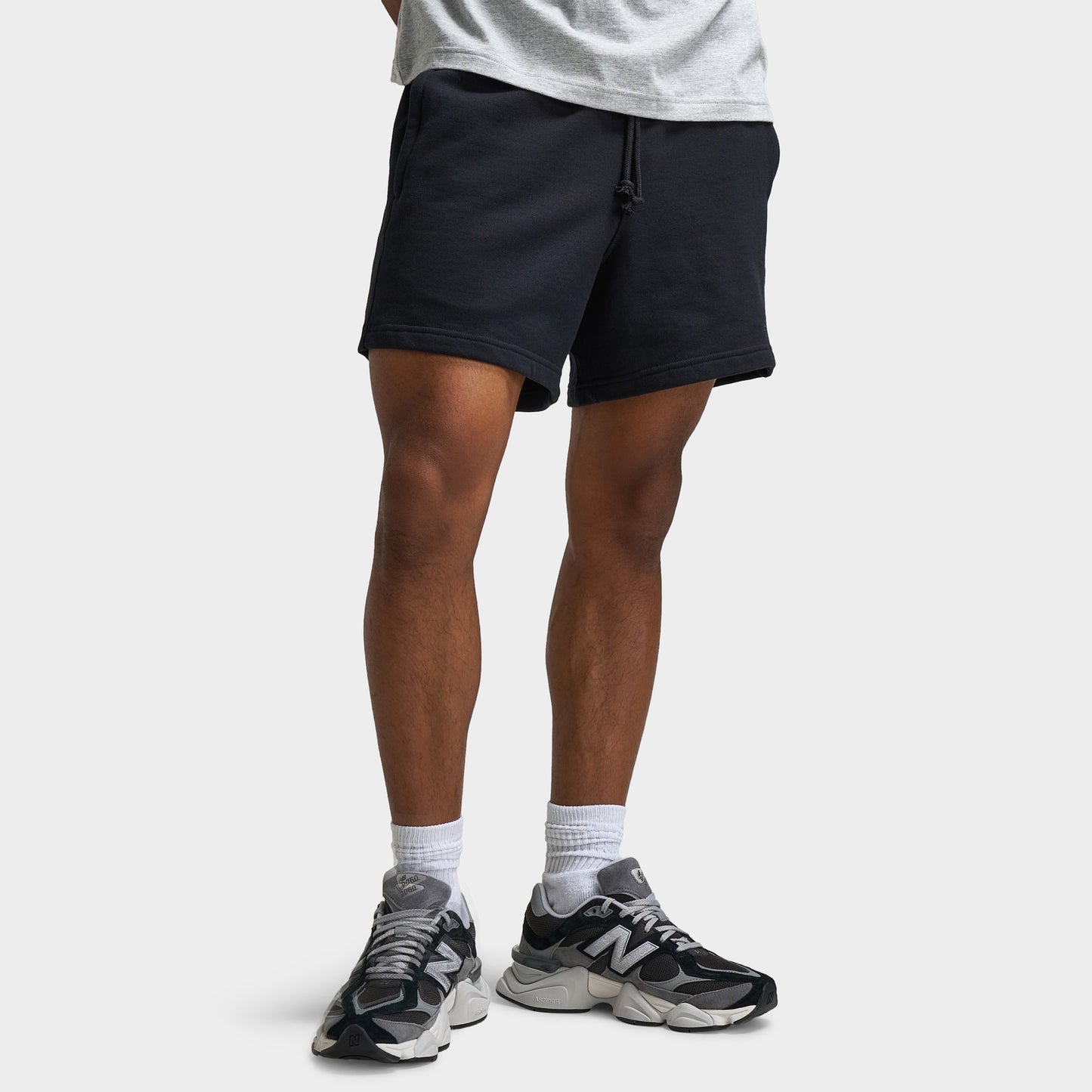 New Balance Athletics French Terry 5" Shorts / Black