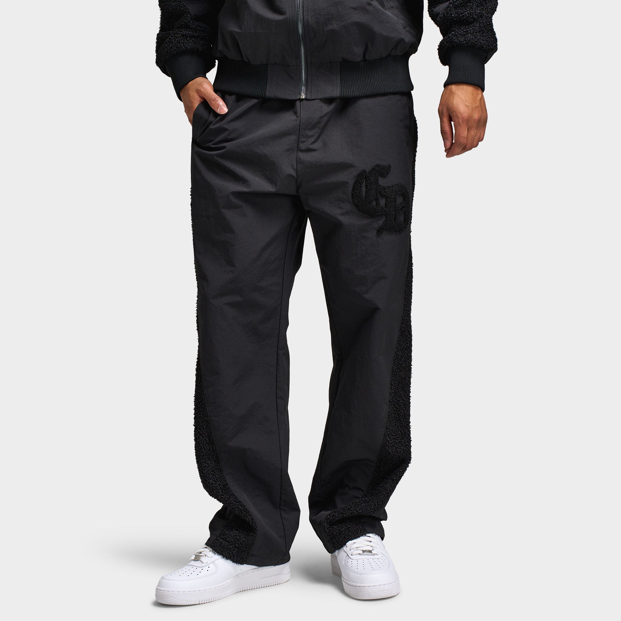 Criminal Damage Micro Sherpa and Nylon Track Pant / Black – JD Sports